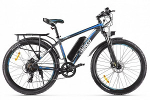 Велогибрид Eltreco XT 850 серо-синий