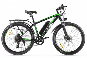 Велогибрид Eltreco XT 850 чёрно-зелёный